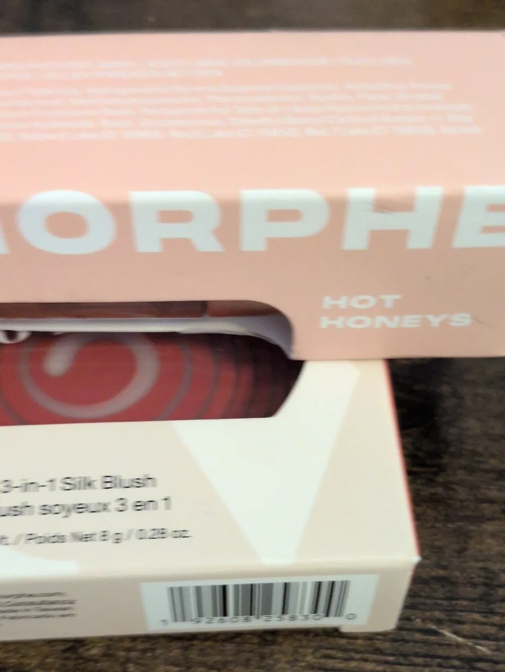 Morphe Huephoric Rush 3-in-1 Silk Blush — Hot Honeys Plump Lip Oil Royal Sting N